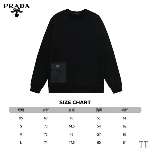 Replica Prada Hoodies Long Sleeved For Unisex #1264356 $56.00 USD for Wholesale