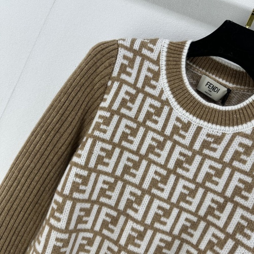 Replica Fendi Sweaters Long Sleeved For Women #1264363 $92.00 USD for Wholesale