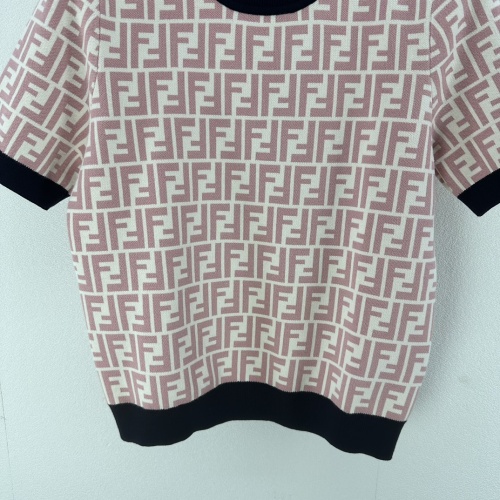 Replica Fendi Sweaters Short Sleeved For Women #1264369 $92.00 USD for Wholesale