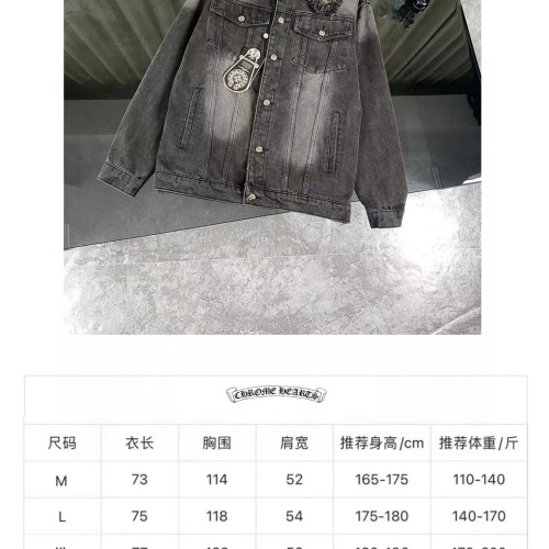 Replica Chrome Hearts Jackets Long Sleeved For Men #1264385 $85.00 USD for Wholesale