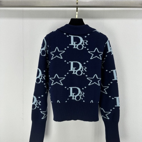 Replica Christian Dior Sweaters Long Sleeved For Women #1264392 $98.00 USD for Wholesale