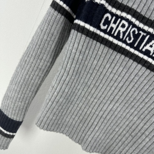 Replica Christian Dior Sweaters Long Sleeved For Women #1264393 $96.00 USD for Wholesale