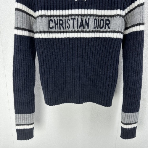 Replica Christian Dior Sweaters Long Sleeved For Women #1264395 $96.00 USD for Wholesale