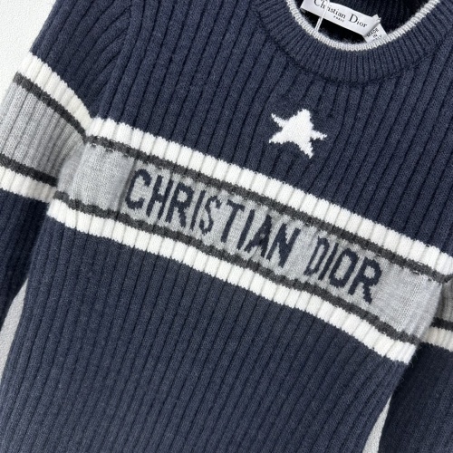 Replica Christian Dior Sweaters Long Sleeved For Women #1264395 $96.00 USD for Wholesale