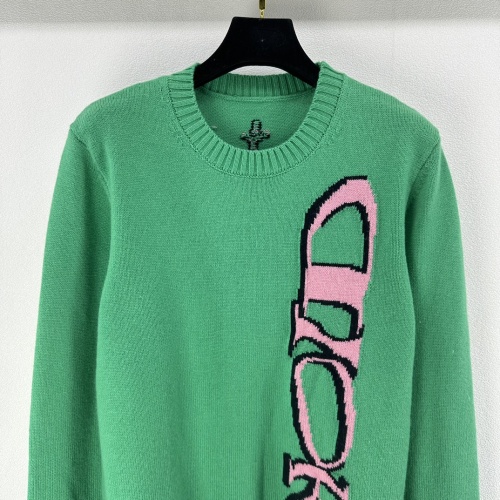 Replica Christian Dior Sweaters Long Sleeved For Women #1264399 $98.00 USD for Wholesale