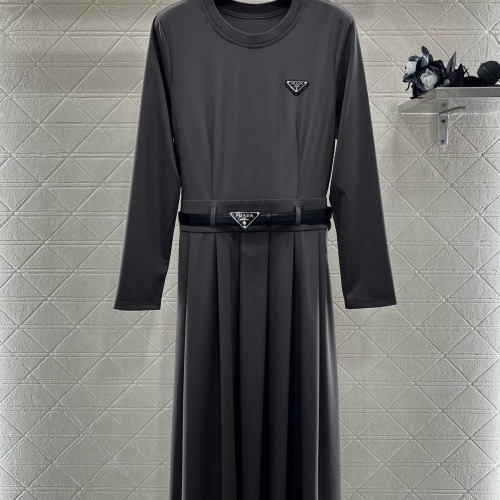 Wholesale Prada Dresses Long Sleeved For Women #1264426 $80.00 USD, Wholesale Quality Replica Prada Dresses