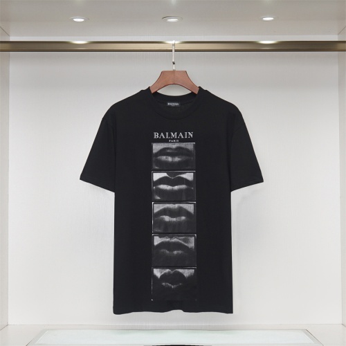 Wholesale Balmain T-Shirts Short Sleeved For Unisex #1264469 $34.00 USD, Wholesale Quality Replica Balmain T-Shirts