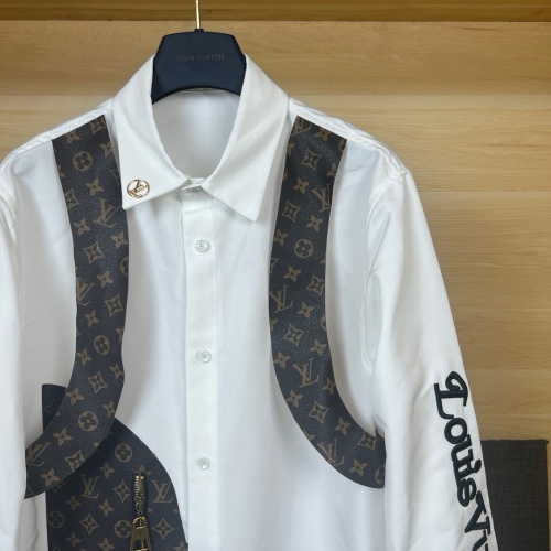 Replica Louis Vuitton LV Shirts Long Sleeved For Unisex #1264477 $64.00 USD for Wholesale