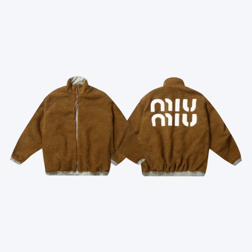 Wholesale MIU MIU Coat Long Sleeved For Unisex #1264489 $98.00 USD, Wholesale Quality Replica MIU MIU Jackets