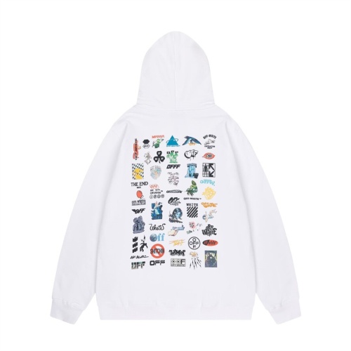 Wholesale Off-White Hoodies Long Sleeved For Unisex #1264555 $56.00 USD, Wholesale Quality Replica Off-White Hoodies