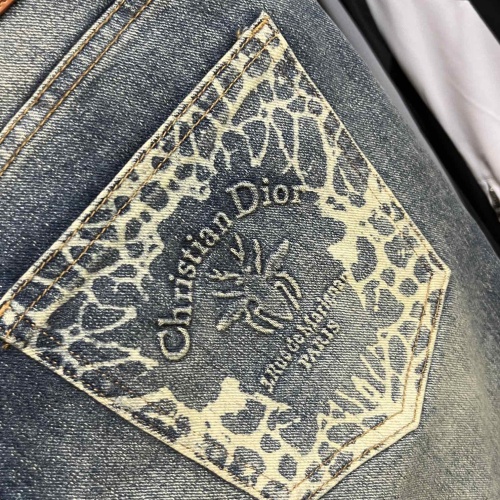 Replica Christian Dior Jeans For Men #1264623 $72.00 USD for Wholesale