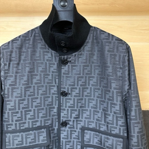 Replica Fendi Jackets Long Sleeved For Men #1264631 $140.00 USD for Wholesale