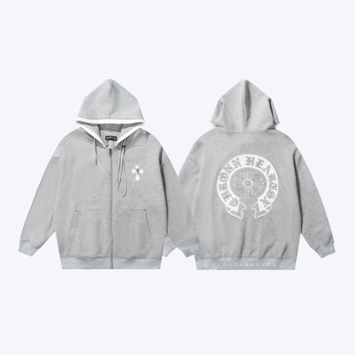 Wholesale Chrome Hearts Hoodies Long Sleeved For Unisex #1264638 $98.00 USD, Wholesale Quality Replica Chrome Hearts Hoodies