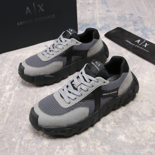 Wholesale Armani Casual Shoes For Men #1264651 $82.00 USD, Wholesale Quality Replica Armani Casual Shoes