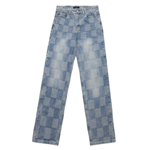 Wholesale Louis Vuitton LV Jeans For Unisex #1264663 $60.00 USD, Wholesale Quality Replica Louis Vuitton LV Jeans