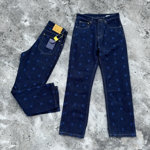 Wholesale Louis Vuitton LV Jeans For Unisex #1264664 $64.00 USD, Wholesale Quality Replica Louis Vuitton LV Jeans