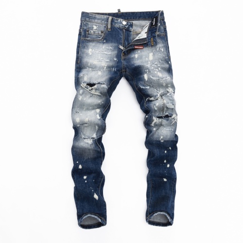 Replica Dsquared Jeans For Men #1264696 $60.00 USD for Wholesale