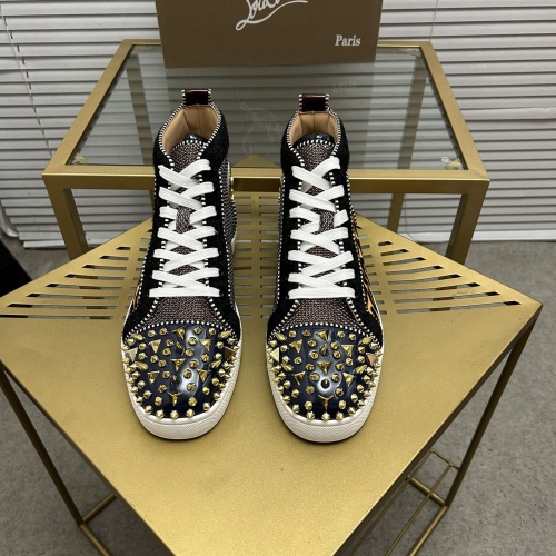 Replica Christian Louboutin High Top Shoes For Men #1264698 $98.00 USD for Wholesale