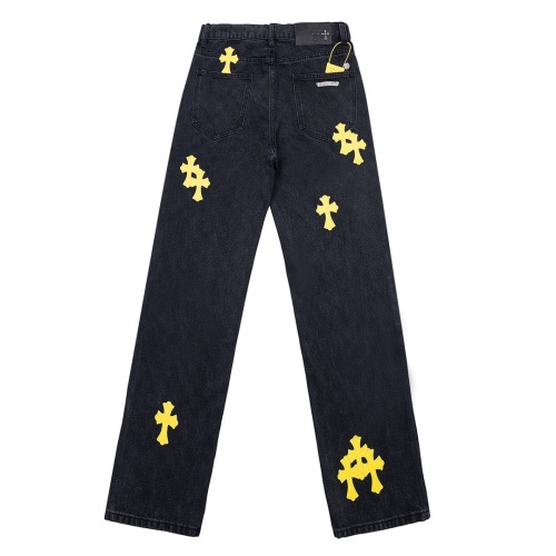 Replica Chrome Hearts Jeans For Men #1264699 $56.00 USD for Wholesale