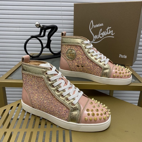 Wholesale Christian Louboutin High Top Shoes For Women #1264710 $96.00 USD, Wholesale Quality Replica Christian Louboutin High Top Shoes