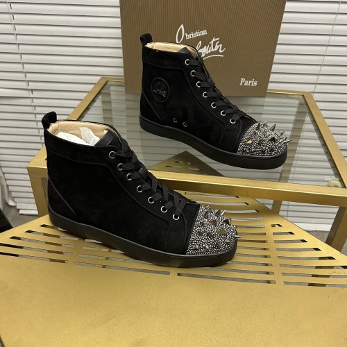 Wholesale Christian Louboutin High Top Shoes For Women #1264713 $96.00 USD, Wholesale Quality Replica Christian Louboutin High Top Shoes