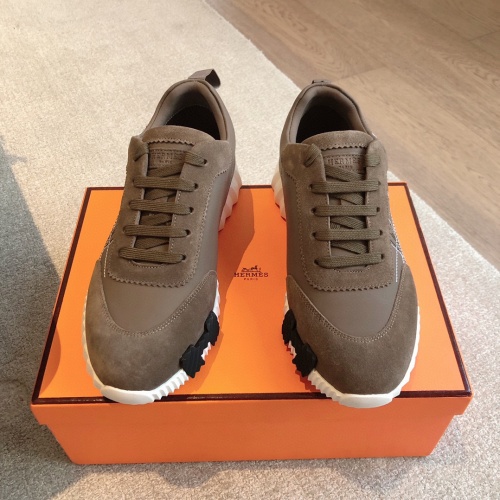 Replica Hermes Casual Shoes For Men #1264760 $125.00 USD for Wholesale