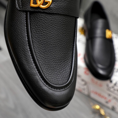 Replica Dolce & Gabbana D&G Leather Shoes For Men #1264776 $82.00 USD for Wholesale