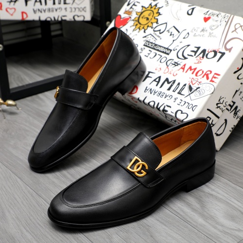 Wholesale Dolce &amp; Gabbana D&amp;G Leather Shoes For Men #1264786 $82.00 USD, Wholesale Quality Replica Dolce &amp; Gabbana D&amp;G Leather Shoes