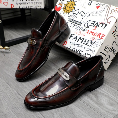 Wholesale Dolce &amp; Gabbana D&amp;G Leather Shoes For Men #1264788 $82.00 USD, Wholesale Quality Replica Dolce &amp; Gabbana D&amp;G Leather Shoes