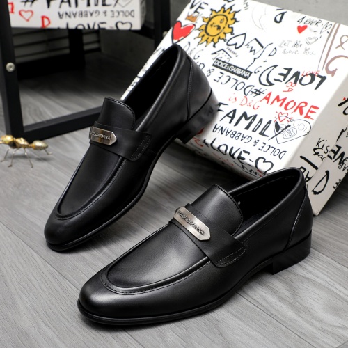 Wholesale Dolce &amp; Gabbana D&amp;G Leather Shoes For Men #1264789 $82.00 USD, Wholesale Quality Replica Dolce &amp; Gabbana D&amp;G Leather Shoes