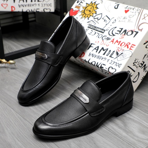 Wholesale Dolce &amp; Gabbana D&amp;G Leather Shoes For Men #1264790 $82.00 USD, Wholesale Quality Replica Dolce &amp; Gabbana D&amp;G Leather Shoes