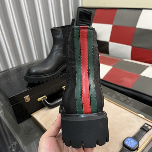 Replica Gucci Boots For Men #1264842 $102.00 USD for Wholesale