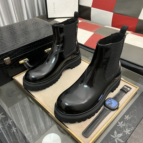 Replica Gucci Boots For Men #1264844 $102.00 USD for Wholesale