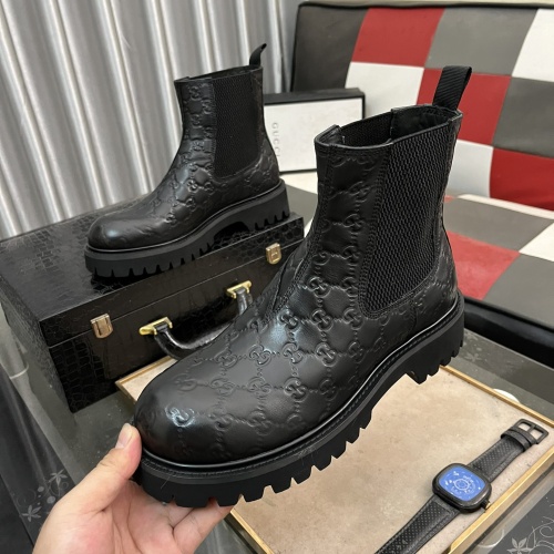 Wholesale Gucci Boots For Men #1264846 $102.00 USD, Wholesale Quality Replica Gucci Boots