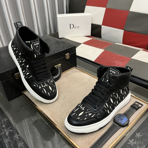 Wholesale Christian Dior High Top Shoes For Men #1264893 $80.00 USD, Wholesale Quality Replica Christian Dior High Top Shoes