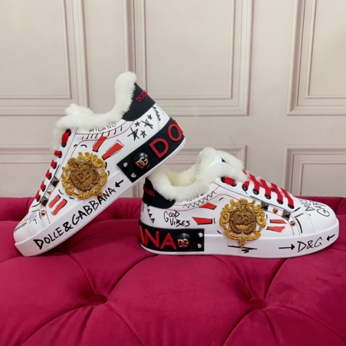 Replica Dolce & Gabbana D&G Casual Shoes For Women #1265105 $122.00 USD for Wholesale