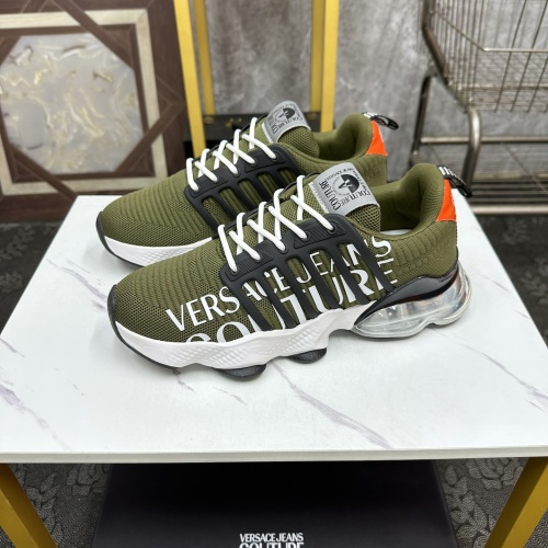 Wholesale Versace Casual Shoes For Men #1265106 $115.00 USD, Wholesale Quality Replica Versace Casual Shoes