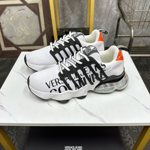 Wholesale Versace Casual Shoes For Men #1265107 $115.00 USD, Wholesale Quality Replica Versace Casual Shoes