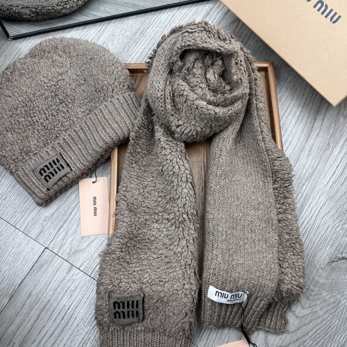 Wholesale MIU MIU Hat and Scarf Set #1265116 $52.00 USD, Wholesale Quality Replica MIU MIU Hat and Scarf and Glove Set