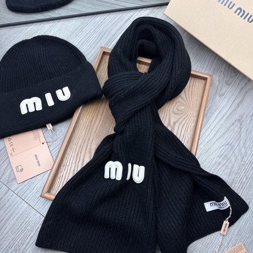 Wholesale MIU MIU Hat and Scarf Set #1265123 $52.00 USD, Wholesale Quality Replica MIU MIU Hat and Scarf and Glove Set