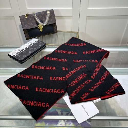 Wholesale Balenciaga Hat and Scarf Set #1265130 $45.00 USD, Wholesale Quality Replica Balenciaga Hat and Scarf and Glove Set