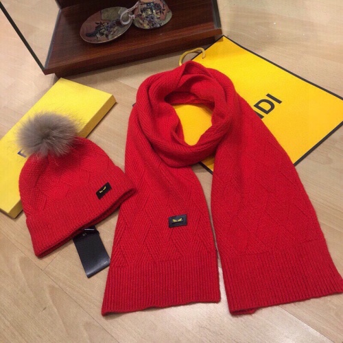 Replica Fendi Hat and Scarf Set #1265145 $52.00 USD for Wholesale