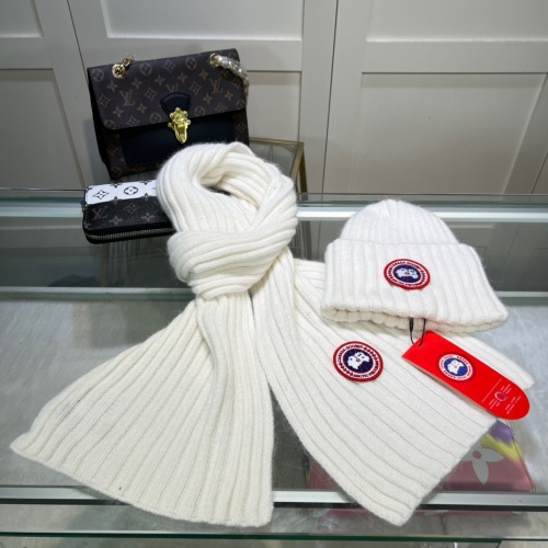 Wholesale Canada Goose Hat and Scarf Set #1265180 $45.00 USD, Wholesale Quality Replica Canada Goose Hat and Scarf and Glove Set