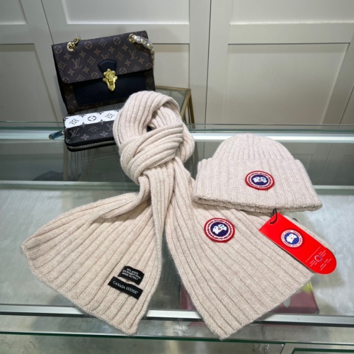 Wholesale Canada Goose Hat and Scarf Set #1265181 $45.00 USD, Wholesale Quality Replica Canada Goose Hat and Scarf and Glove Set