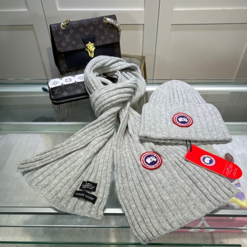 Wholesale Canada Goose Hat and Scarf Set #1265182 $45.00 USD, Wholesale Quality Replica Canada Goose Hat and Scarf and Glove Set