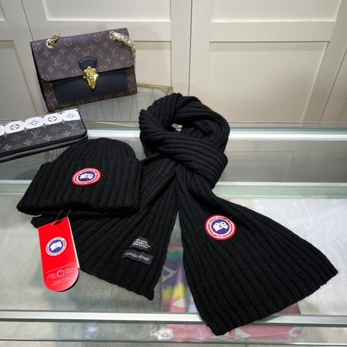 Wholesale Canada Goose Hat and Scarf Set #1265184 $45.00 USD, Wholesale Quality Replica Canada Goose Hat and Scarf and Glove Set