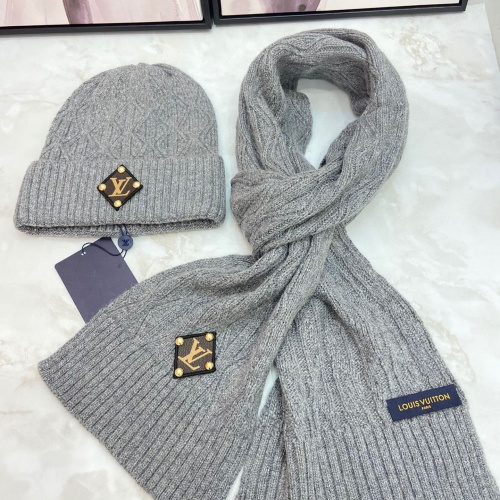 Replica Louis Vuitton LV Hat and Scarf Set #1265185 $48.00 USD for Wholesale