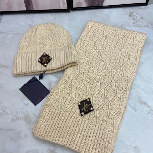 Wholesale Louis Vuitton LV Hat and Scarf Set #1265186 $48.00 USD, Wholesale Quality Replica Louis Vuitton LV Hat and Scarf and Glove Set