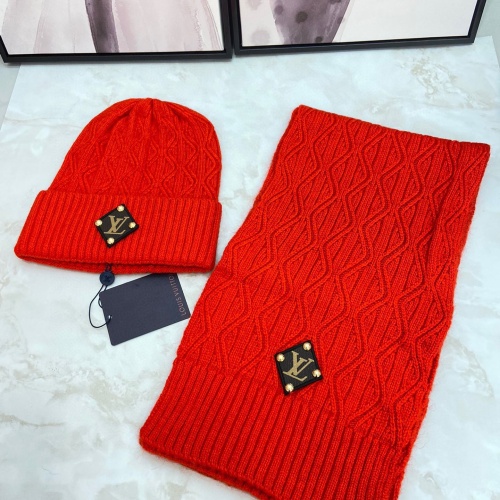 Wholesale Louis Vuitton LV Hat and Scarf Set #1265188 $48.00 USD, Wholesale Quality Replica Louis Vuitton LV Hat and Scarf and Glove Set