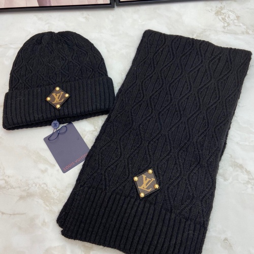 Wholesale Louis Vuitton LV Hat and Scarf Set #1265190 $48.00 USD, Wholesale Quality Replica Louis Vuitton LV Hat and Scarf and Glove Set